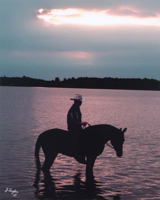 October 2005 - bareback in the Bohemia River