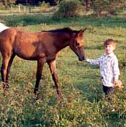 A boy and his friend!