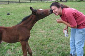 So Ennchanting giving Jacki kisses!