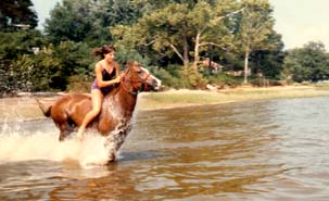 Nobody beats ME to the water!